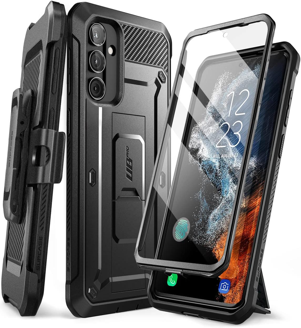 SUPCASE Unicorn Beetle Pro – Funda para Samsung Galaxy A54 5G (2023), funda resistente de cuerpo completo con clip para cinturón y soporte con