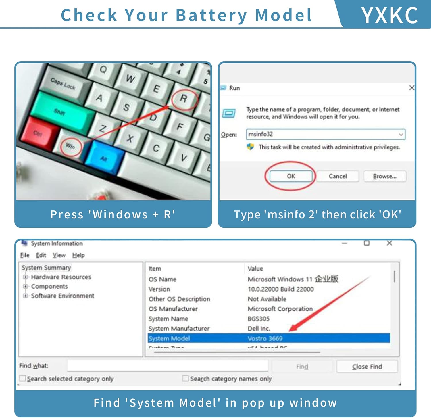 YXKC D2VF9 – Batería para portátil Dell Inspiron 15 7547 7548 Vostro 14 5459 14-5459D-1308S 14-5459D-1328S 14-5459D-1408S 14-5459D-1528G1528S