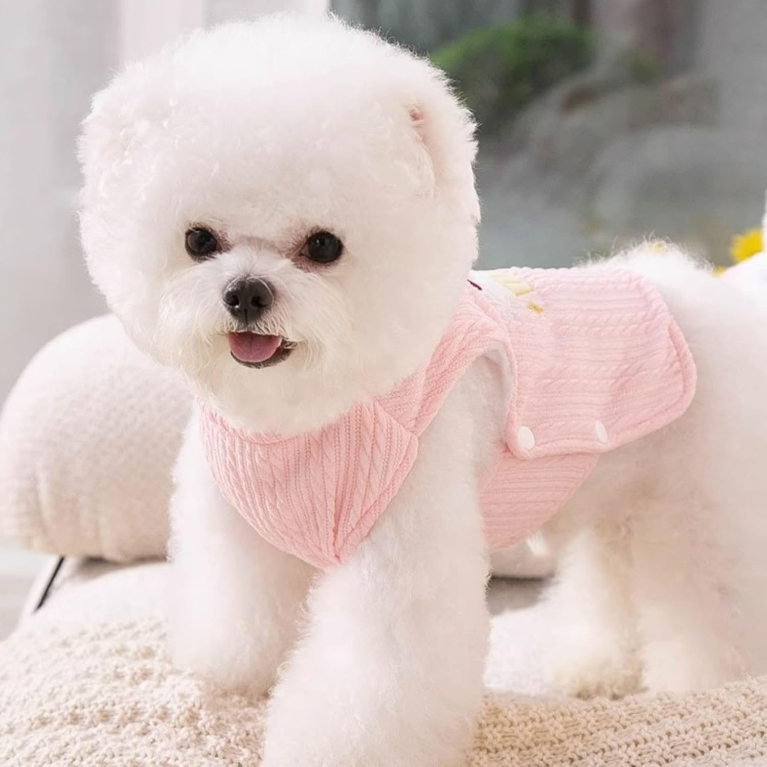 Suéter de forro polar para perro, lindo chaleco de forro polar para perro, ropa cálida para mascotas, camisas para cachorros y perros pequeños,