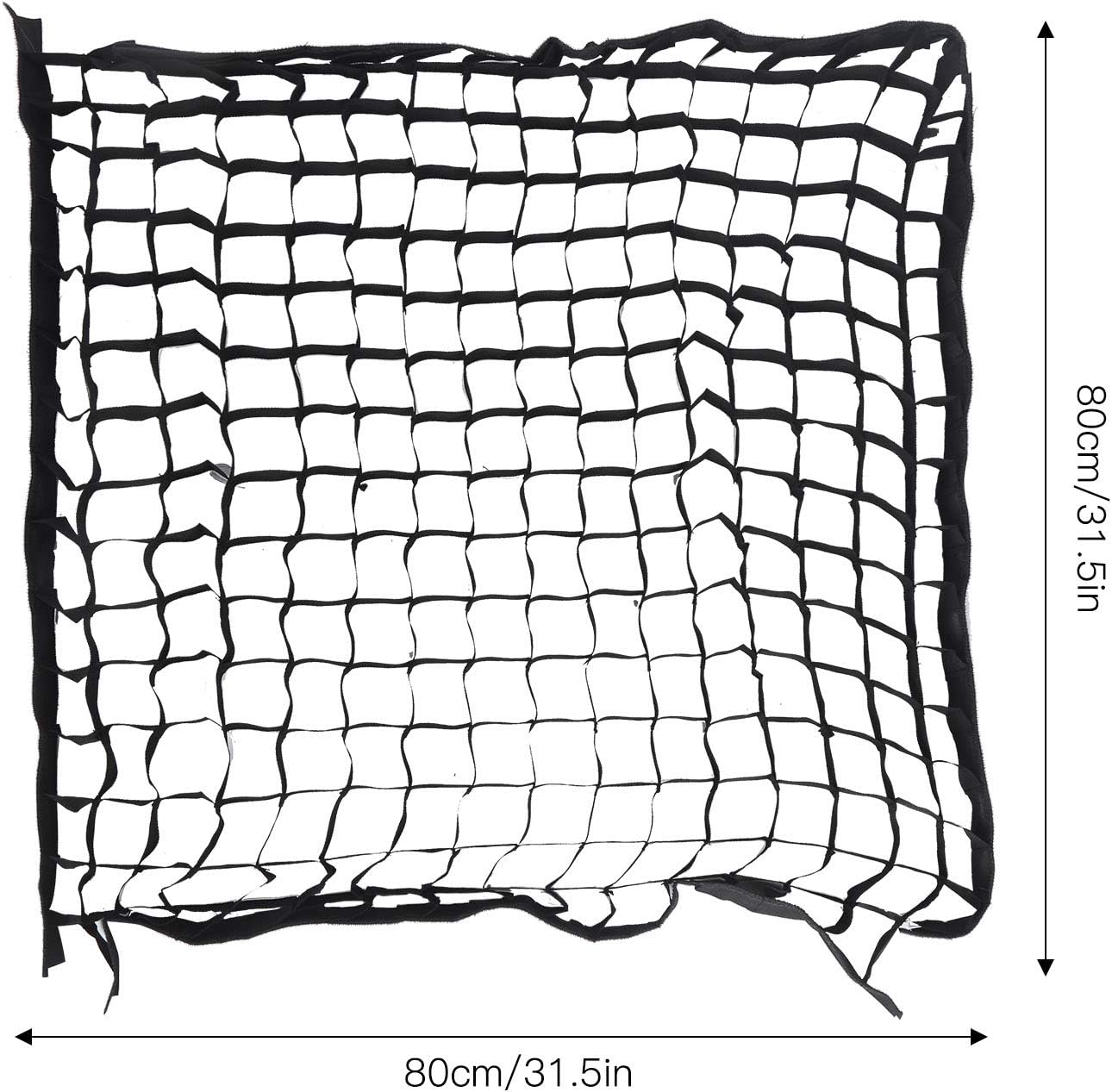 31.5 x 31.5 in  32 x 32 pulgadas Softbox Rejilla celular de malla de nailon Eggcrate Cuadrícula suave cuadrada para iluminación flash Softbox para