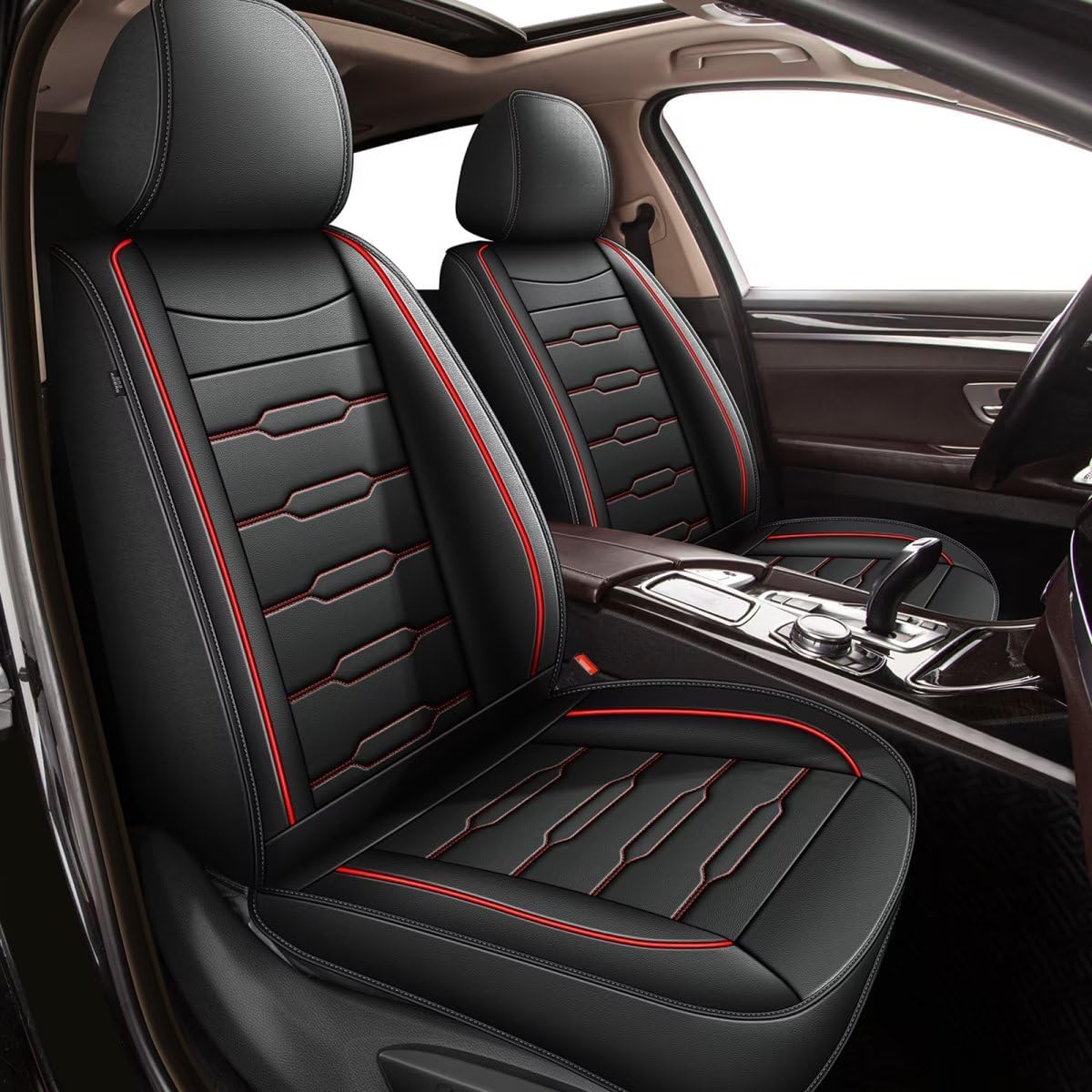 AOMSAZTO Funda de asiento personalizada para Mazda 6 2007-2021 Mazda6, fundas de asiento de automóvil de piel sintética compatibles con bolsa de