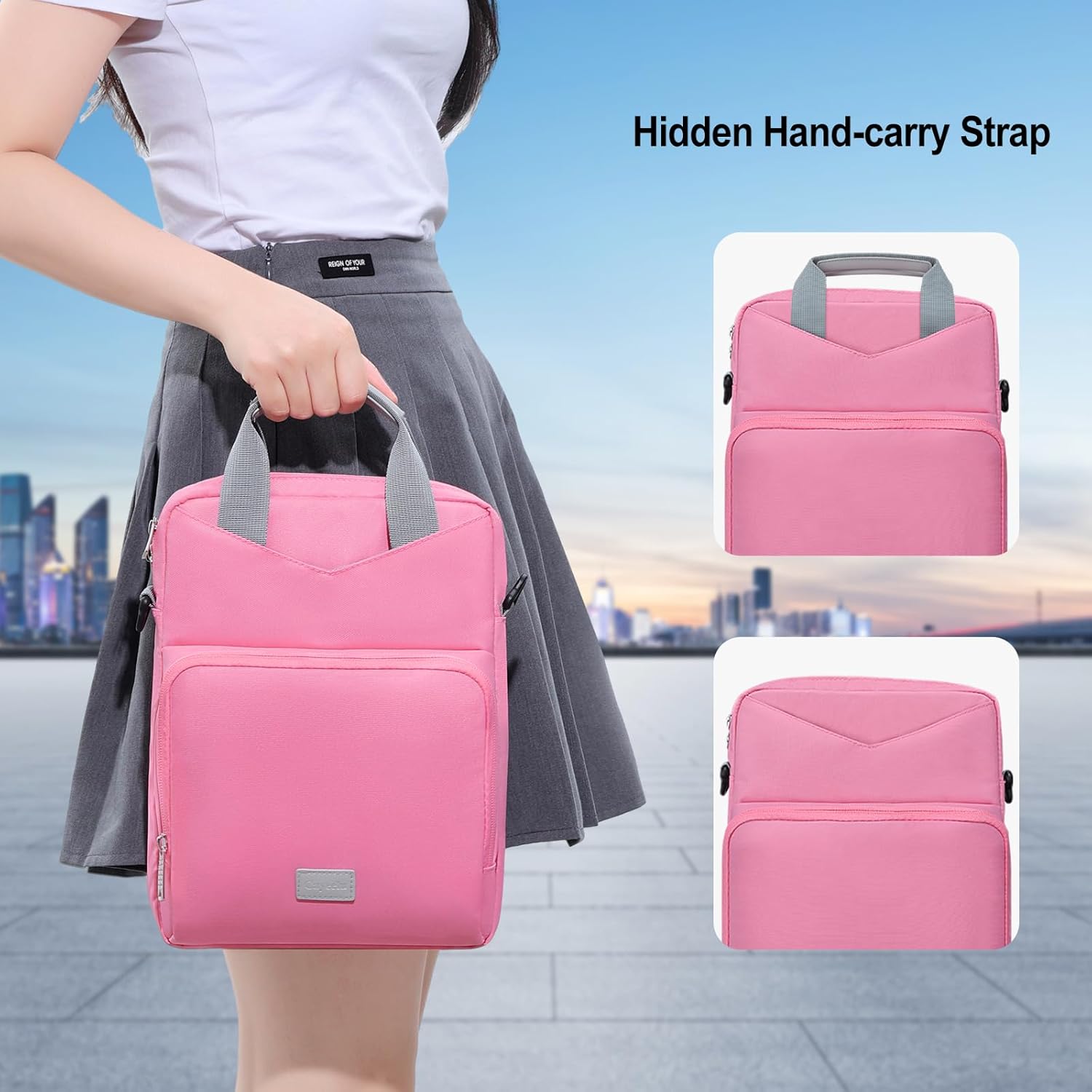 Bolsas de tableta de 9 a 11 pulgadas para mujer, funda acolchada de transporte para iPad Pro 11 (2022-2018), iPad 10.9 (10. generación), iPad Air