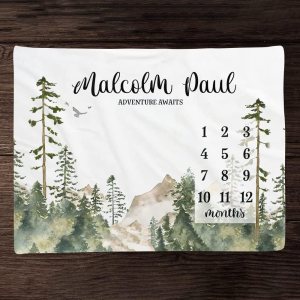 Manta personalizada para bebé mensual de hito para niño y niña, regalo neutro para baby shower, manta mensual suave para recién nacido, decoración Manta personalizada para bebé mensual de hito para niño y niña, regalo neutro para baby shower, manta mensual suave para recién nacido, decoración