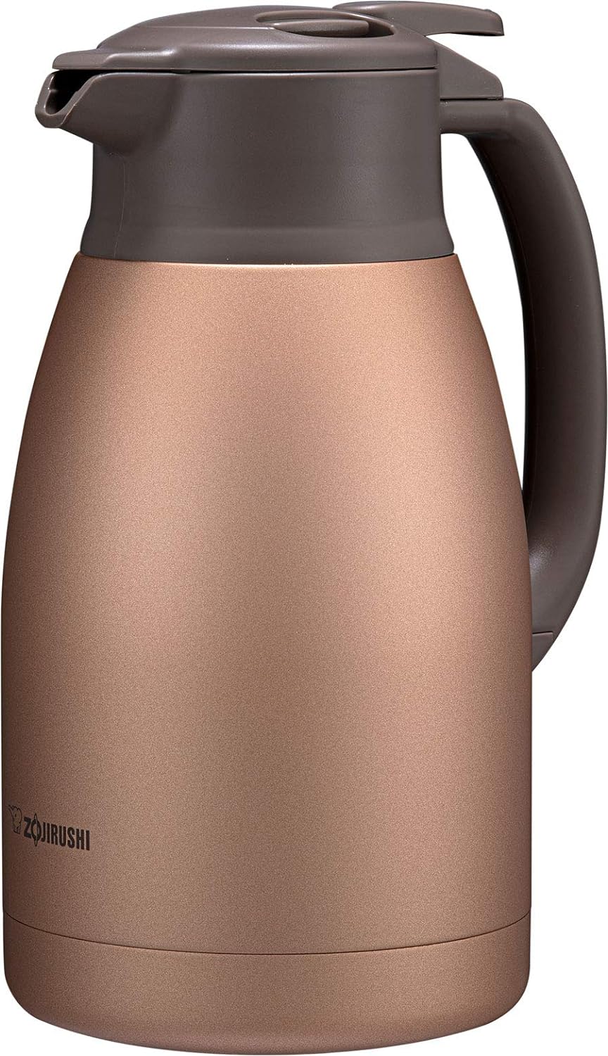 Zojirushi SH-HC15NU – Jarra al vacío de acero inoxidable, 1,5 litros, cobre mate
