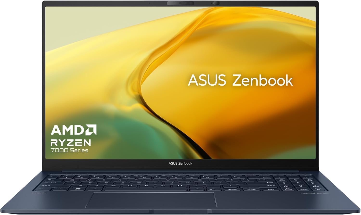 ASUS Portátil Zenbook 15, pantalla FHD de 15.6 pulgadas, CPU AMD Ryzen 7 7735U, gráficos AMD Radeon, 16 GB de RAM, SSD de 512 GB, Windows 11 Home,