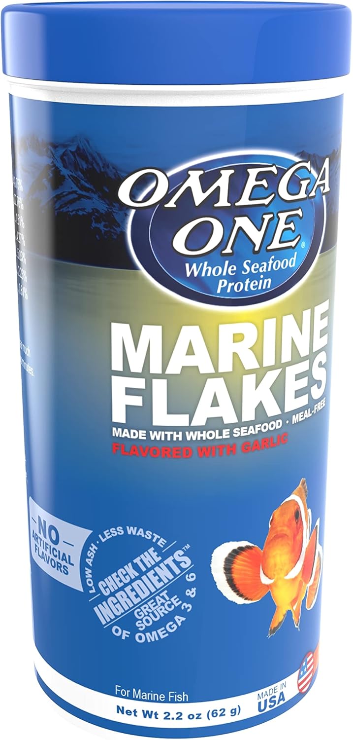 Omega One Copos marinos de ajo, 2.2 oz