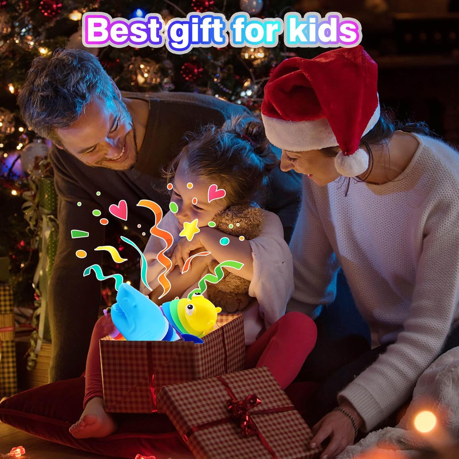 Juguetes sensoriales para ansiedad de babosas, juguete sensorial para niños pequeños, juguete para aliviar el estrés, TDAH y autismo, idea de regalo