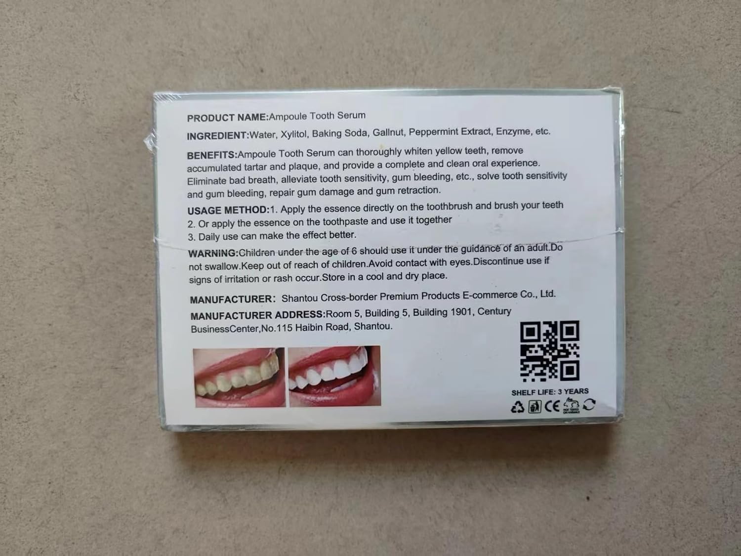 Tlopa Ampolla Pasta de Dientes Suero Diente, Placa de Pasta de Dientes
