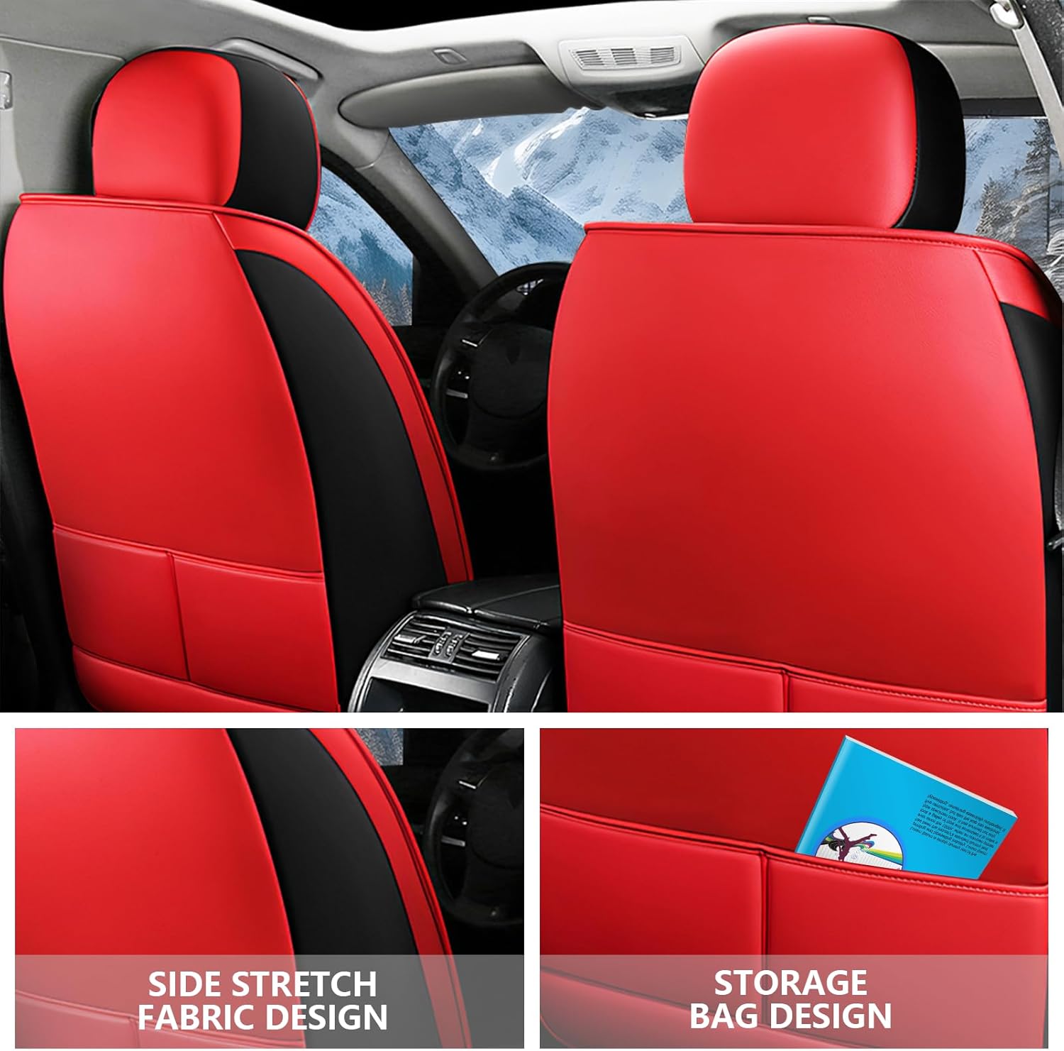 Fundas de asiento para Mazda Mazda2 2011-2014, funda de asiento de automóvil de cuero impermeable, accesorios para interior de automóvil suaves y