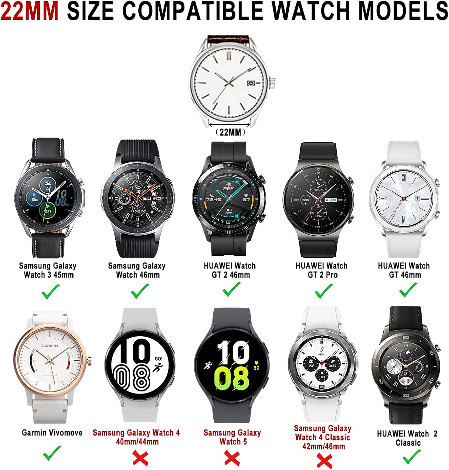 ALMNVO Correa elástica de nailon compatible con Galaxy Watch 5 de 1.57 pulgadas, 1.73 pulgadas, LTE de 1.73 pulgadas, 5 Pro de 1.73 pulgadas,