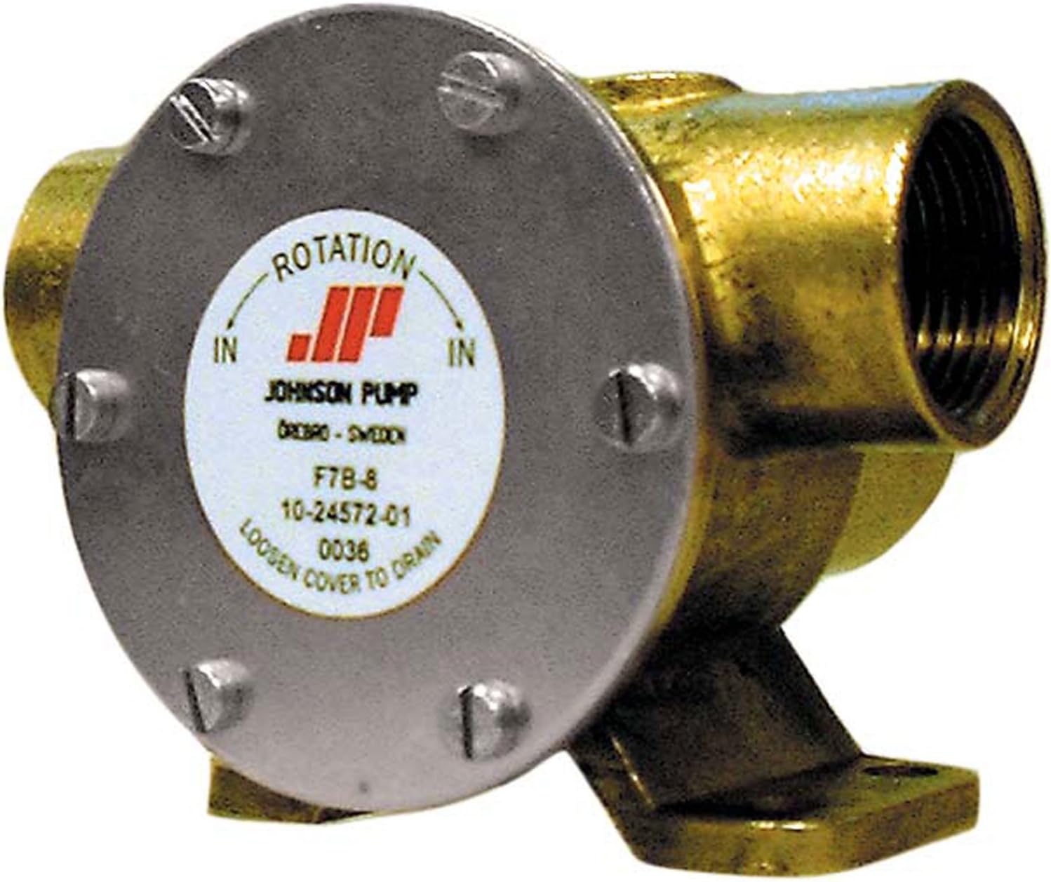 Johnson Pumps 10-24569-01 Bomba de impulsor Mech. sello BSP puerto, 38″ BSP