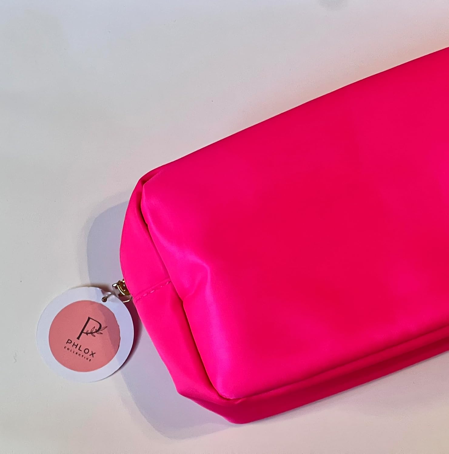 Phlox Collective Bolsa de maquillaje Bolsa de viaje Bolsa de aseo Organizador Cosméticos Preppy Bag Zipper Pouches Nylon Teddy Corduroy Travel