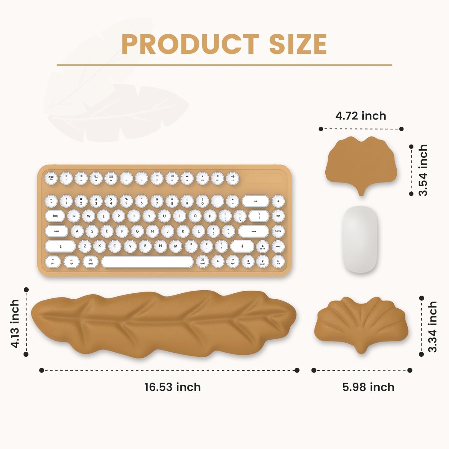 iCasso Juego de reposamuñecas para teclado, almohadilla ergonómica de espuma viscoelástica para teclado y mouse, fácil de escribir y aliviar el