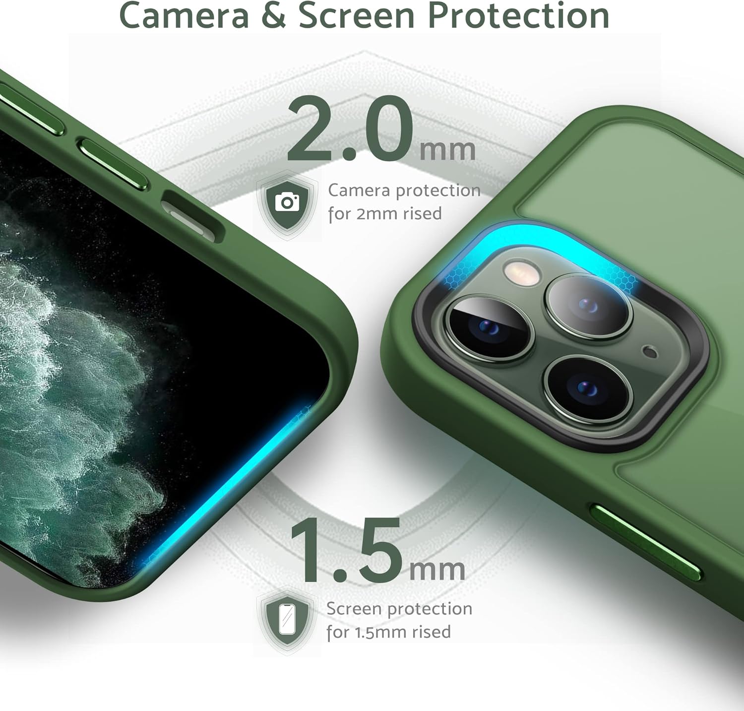 Anqrp Funda diseñada para iPhone 11 Pro Max, compatible con carga inalámbrica Funda delgada de silicona suave antiarañazos para iPhone 11 Pro Max de