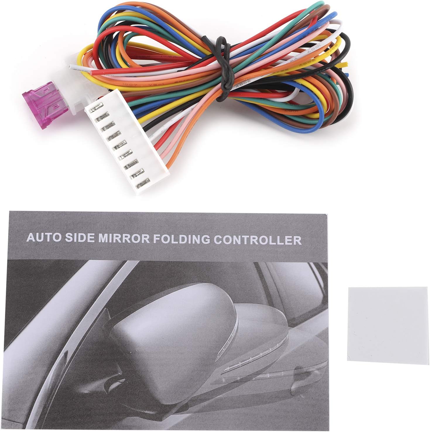 Módulo plegable de espejo retrovisor universal para coche de 12 V, espejo retrovisor lateral auto plegable desplegar controlador plegable módulo más