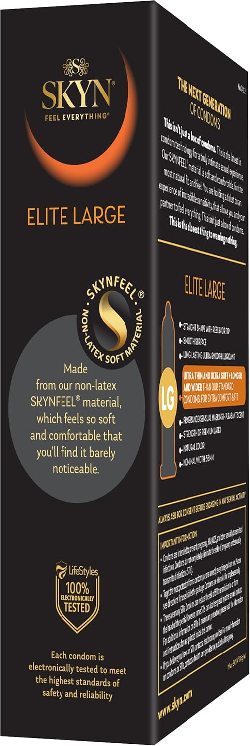 SKYN Preservativos grandes de poliisopreno naturales 12 unidades - Imagen 10