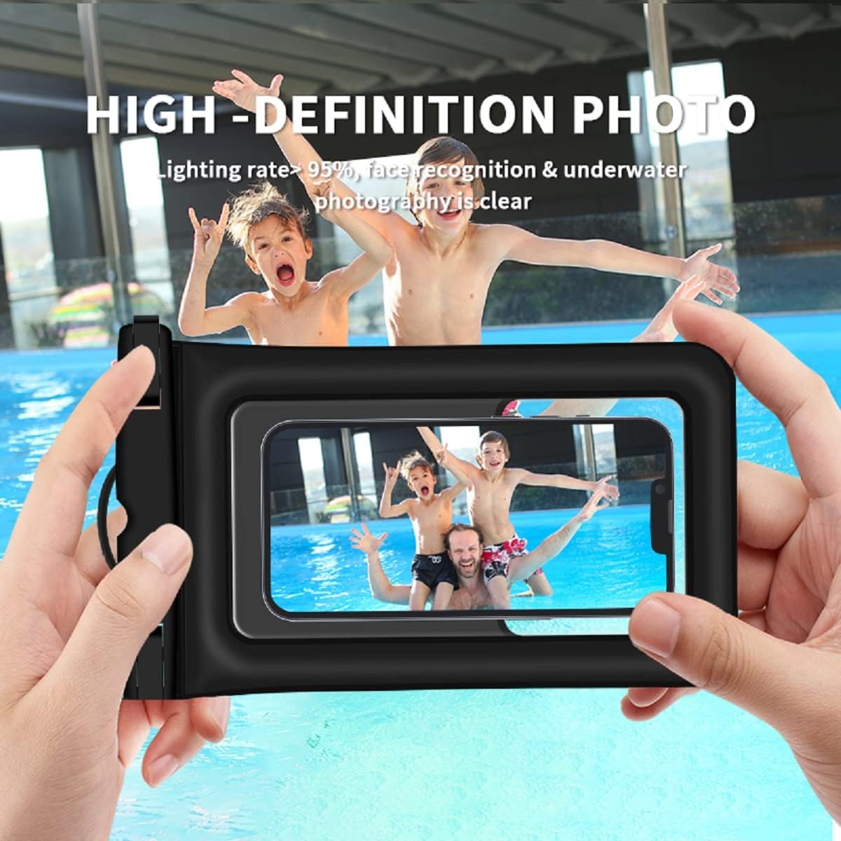 CANSHOW Floating IPX8 Phone PouchBag 2Pack XL Waterproof Cell Phone Case Dry Bags for iPhone 14 Pro Max 1312 11 Galaxy S23 UltraDetachable Lanyard