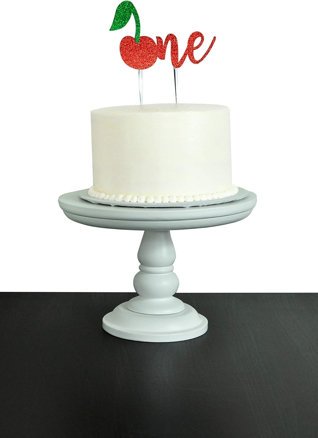 Decoración de pastel de cereza para fiesta de primer cumpleaños, decoración de pastel de frutas para primer cumpleaños, decoraciones de cumpleaños
