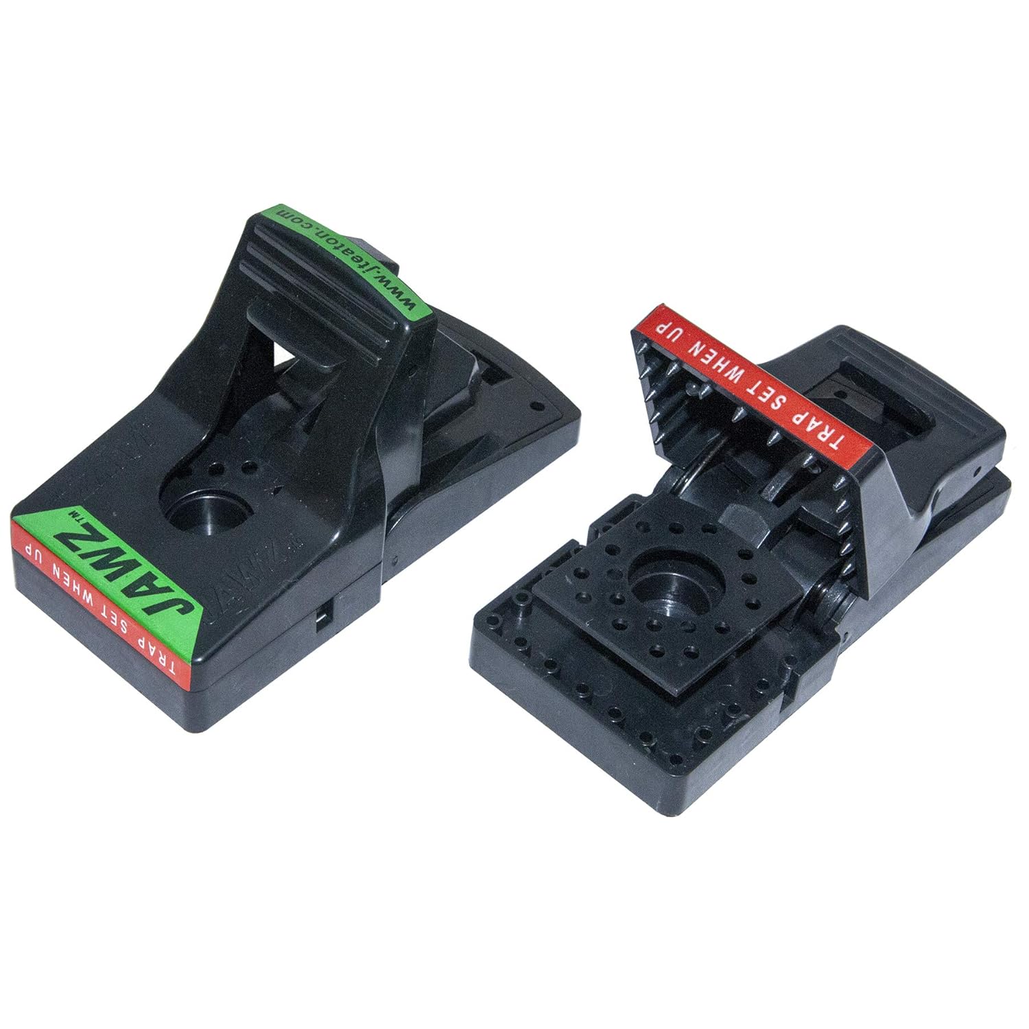 JT Eaton 410BULK trampa Jawz de plástico para ratones, para carnada sólida o líquida (paquete de 12 unidades)