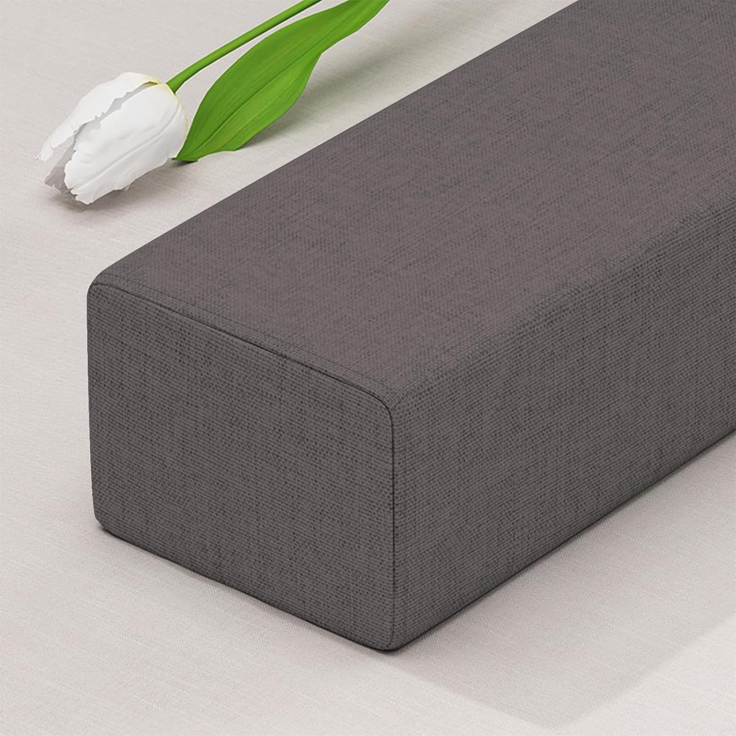 Relleno de espacio para cama de 39 x 4 x 6 pulgadas, relleno extensor de colchón para espacio de cabecero, cojín de cabecero de grietas para espacio