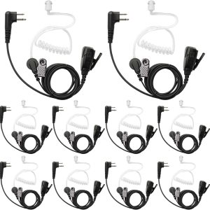 ERIPHA Auricular Walkie Talkie de 2 pines con micrófono PTT y tubo acústico de aire compatible con Motorola BPR40 CLS 1110 1410 VL50 RDM2070D ERIPHA Auricular Walkie Talkie de 2 pines con micrófono PTT y tubo acústico de aire compatible con Motorola BPR40 CLS 1110 1410 VL50 RDM2070D