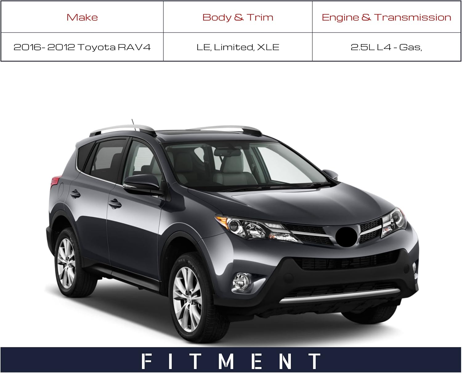 Spieg TO1321310 – Espejo de repuesto para el lado del pasajero para Toyota RAV4 2013-2015, luz de señal de giro calentada eléctrica pintable negro