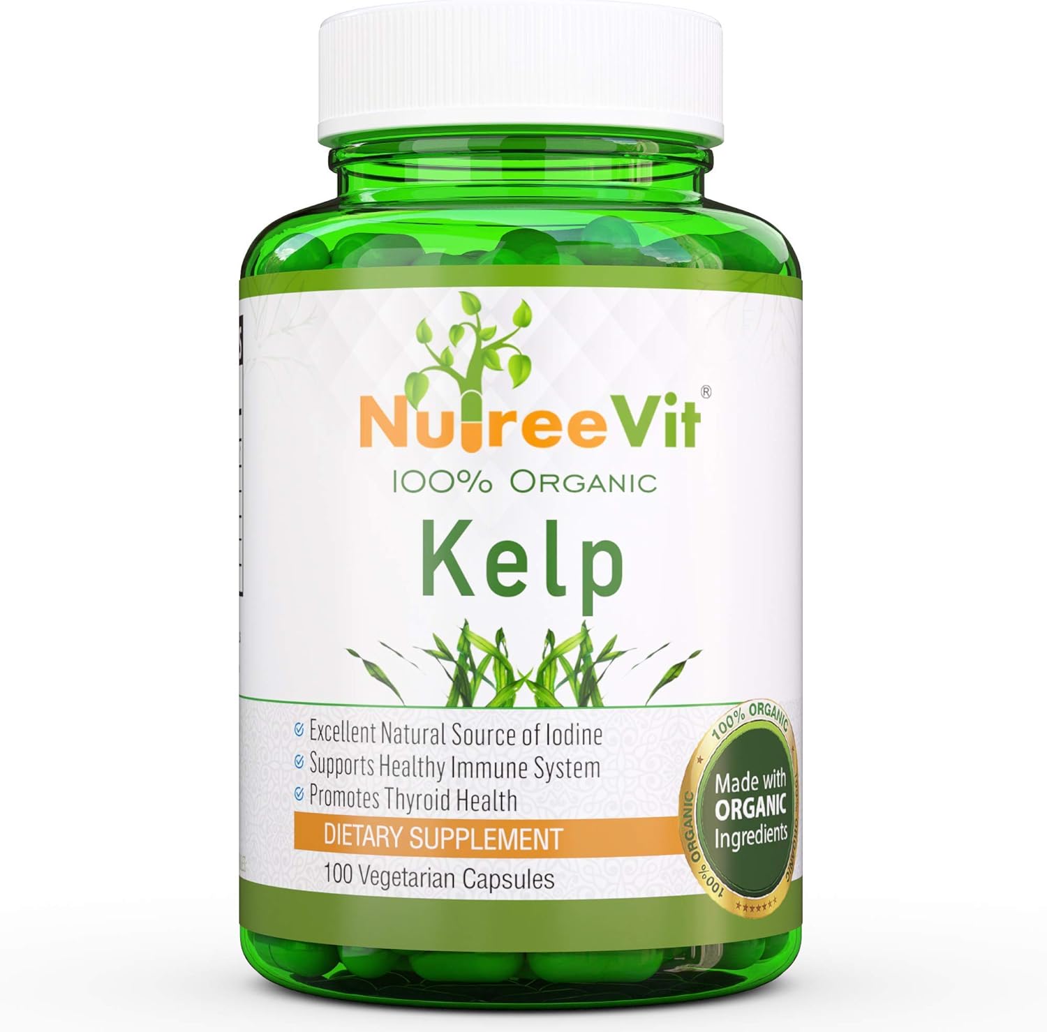 Pure Organic KELP (200 Cápsulas)