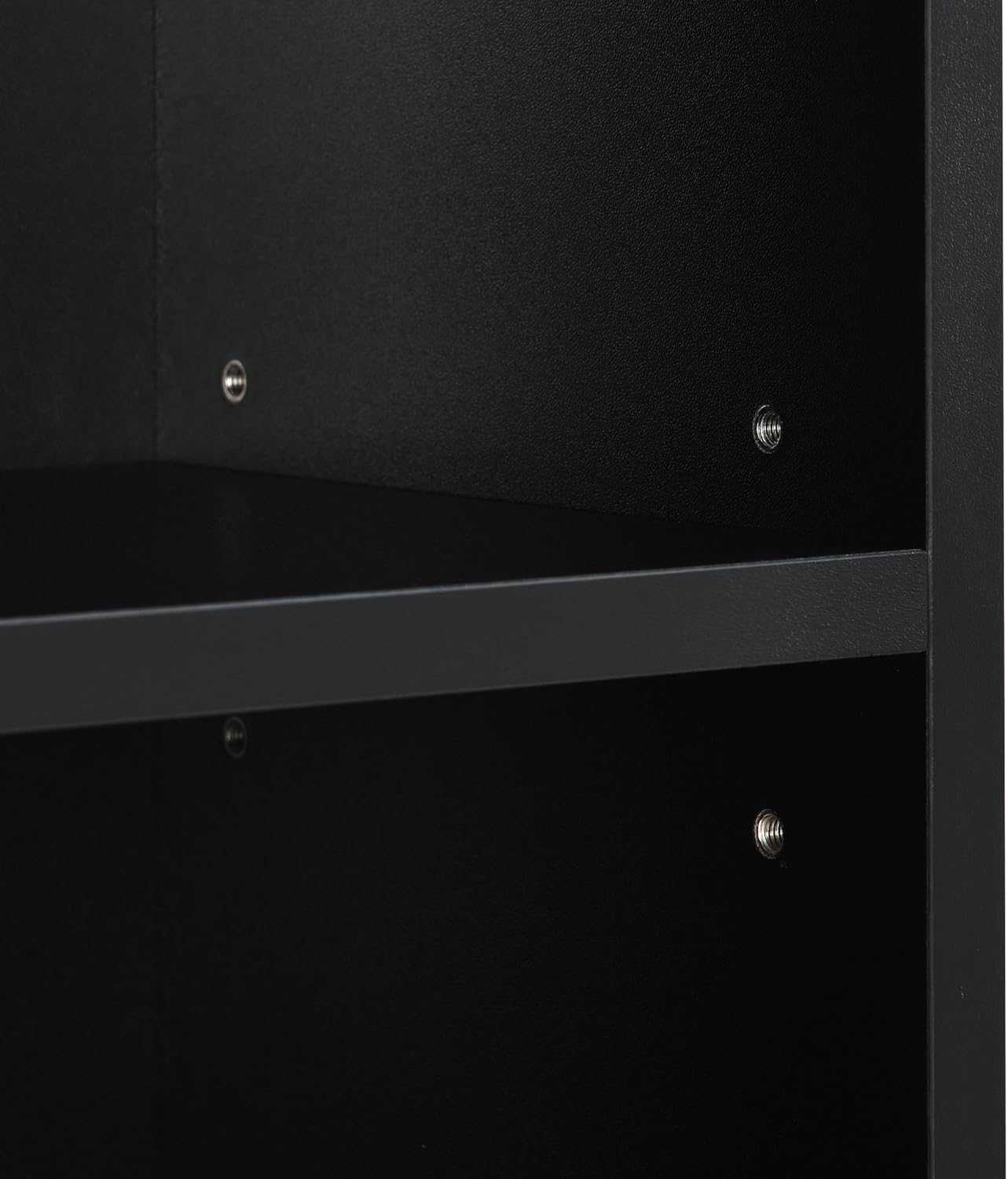 Estante de torre multimedia de 8 niveles, gabinete de almacenamiento delgado para CD y DVD con estantes ajustables, estantería alta y estrecha para