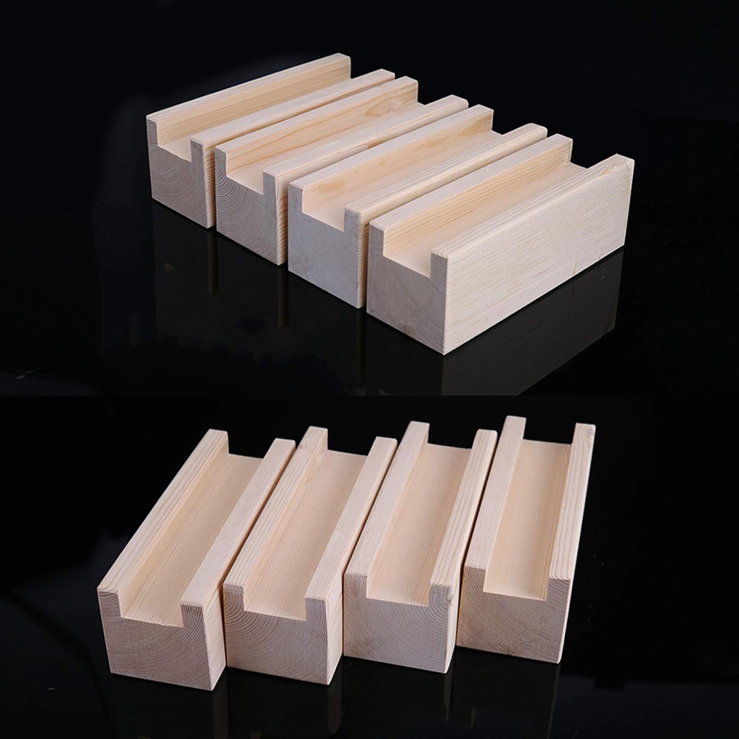 Patas cóncavas de madera maciza para muebles, patas de armario de TV de cocina, patas de sofá, 23 tamaños, patas de apoyo para tocador, armario,