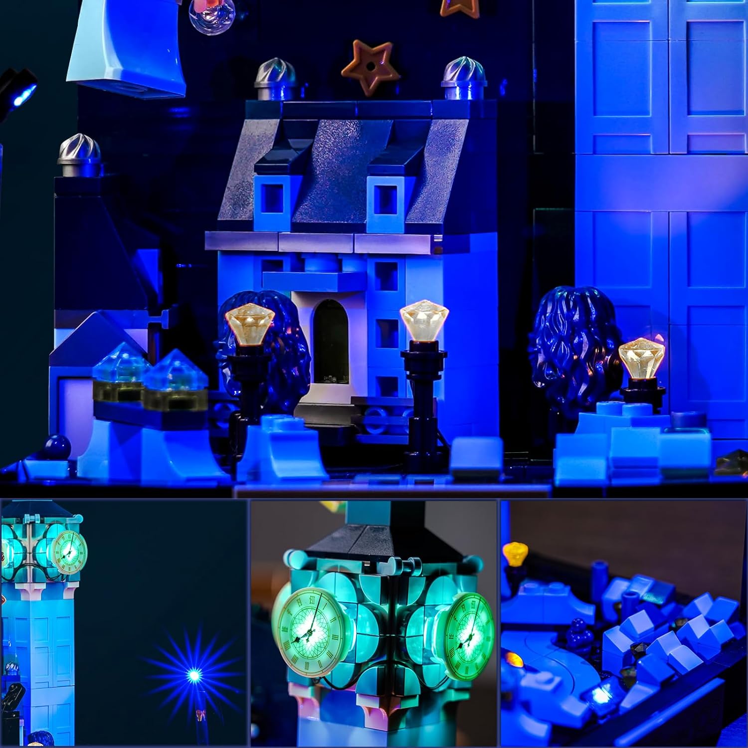 BrickBling Luz LED para Lego Disney Peter Pan y Wendy’s Flight Over London, kit de iluminación creativa compatible con Lego 43232 (solo luces, sin