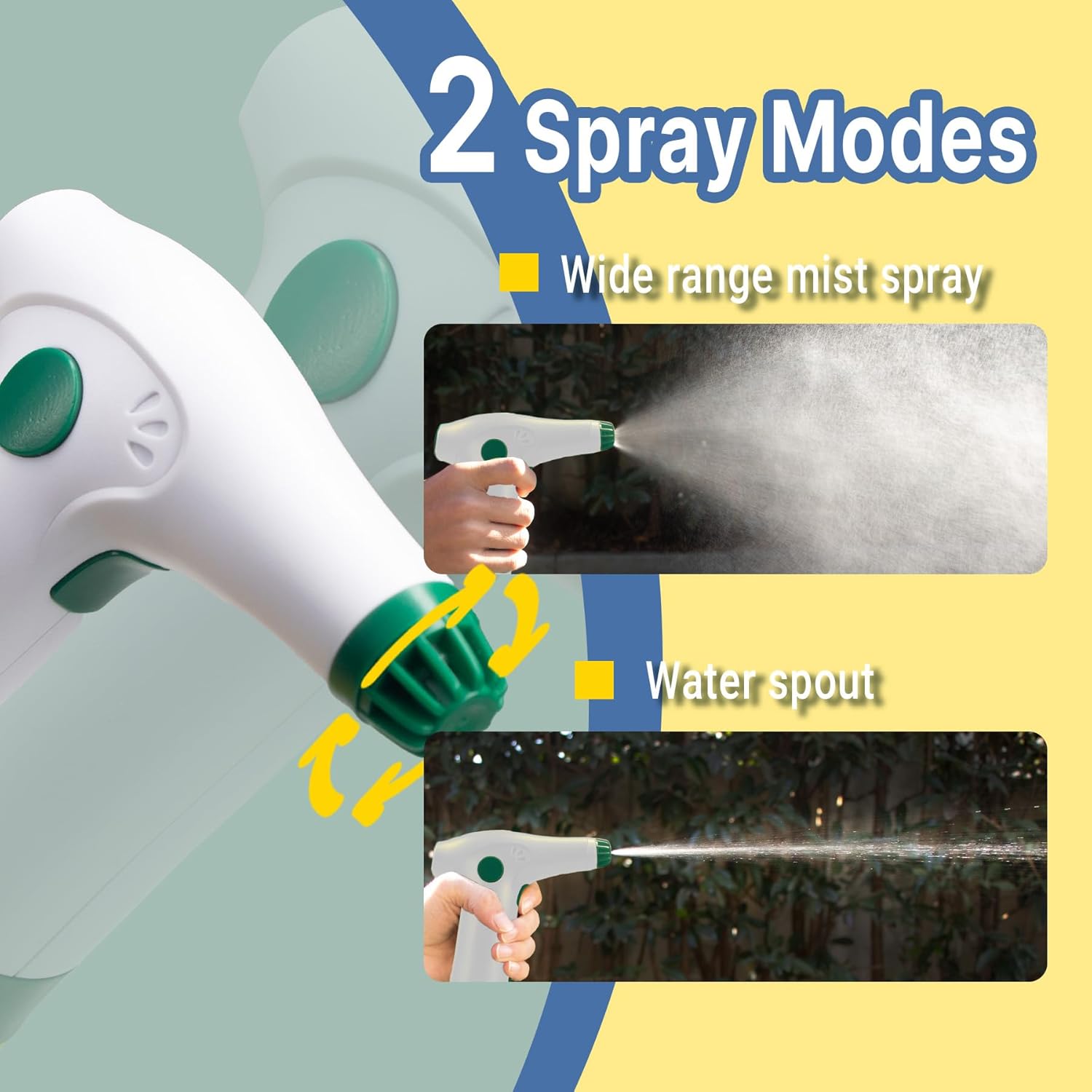 T TOVIA Plant Mister – Botella pulverizadora para plantas de interiorexterior, rociador eléctrico de jardín de 1 litro con boquilla ajustable,