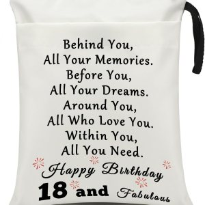 Regalos de feliz cumpleaños 18 para niña, funda de libro de libros de 18 años, bolsa protectora para libros de bolsillo, amantes de los libros, Regalos de feliz cumpleaños 18 para niña, funda de libro de libros de 18 años, bolsa protectora para libros de bolsillo, amantes de los libros,