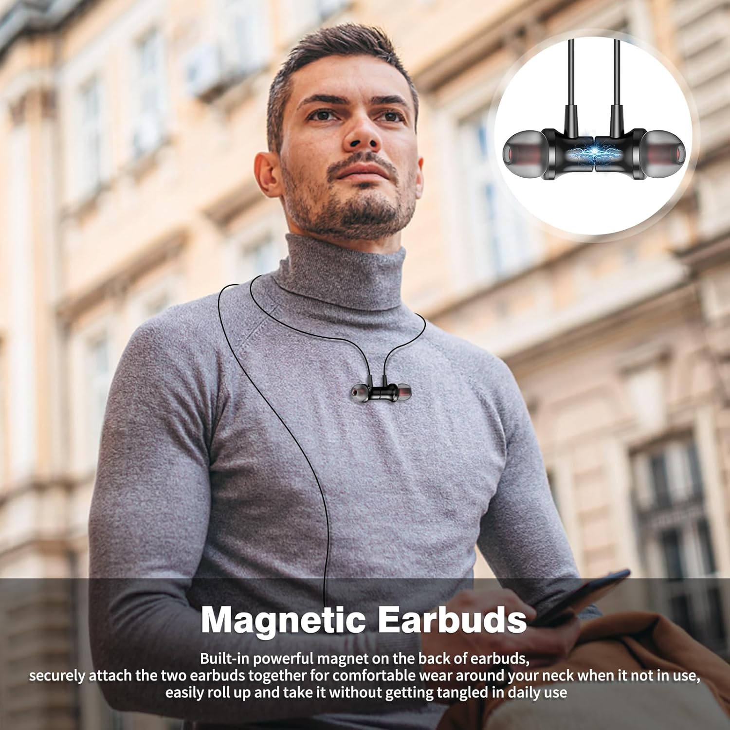 Auriculares USB C con cable para Samsung S24 Ultra S24+ S23 S22 FE iPad Pro iPhone 15 Pro Max Magnético en la oreja Cancelación de ruido Tipo C