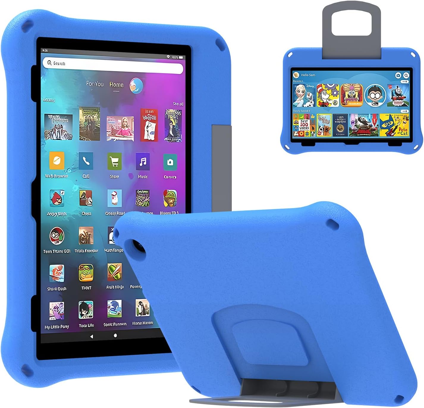 Ubearkk – Funda protectora para tablet Fire Max 11 para niños (versión 2023 de 13 generación), a prueba de golpes, ligera, de espuma EVA, con