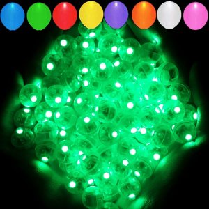 Aogist 100 luces de globo verde, mini bola impermeable de largo tiempo de espera, lámpara LED redonda para linterna de papel, fiesta, boda, Aogist 100 luces de globo verde, mini bola impermeable de largo tiempo de espera, lámpara LED redonda para linterna de papel, fiesta, boda,