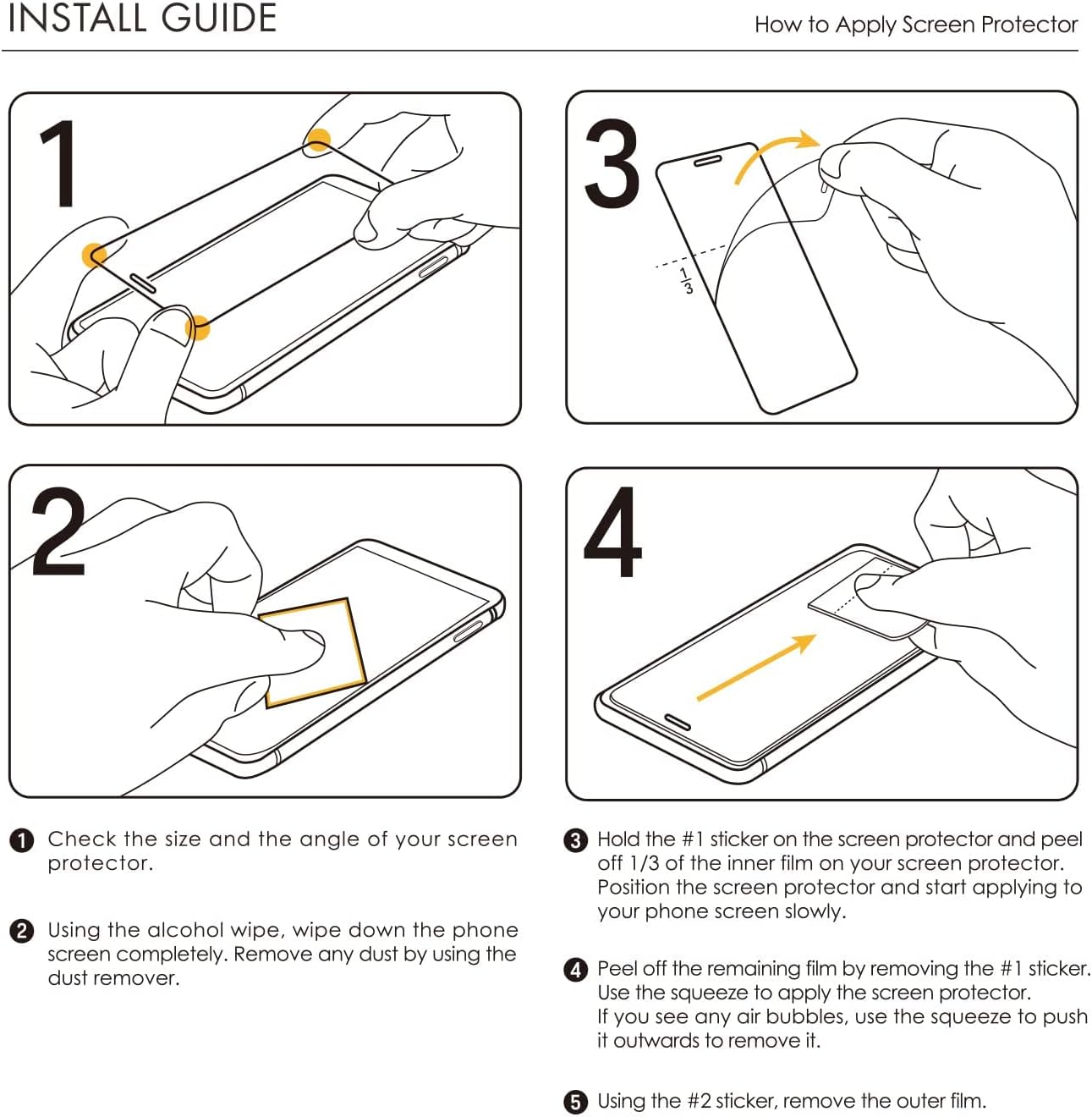 Protector de pantalla 3 paquetes de película PET mate, antirreflejos, antihuellas dactilares para iPhone 13 Pro, inastillable, dureza 9H, bloque de