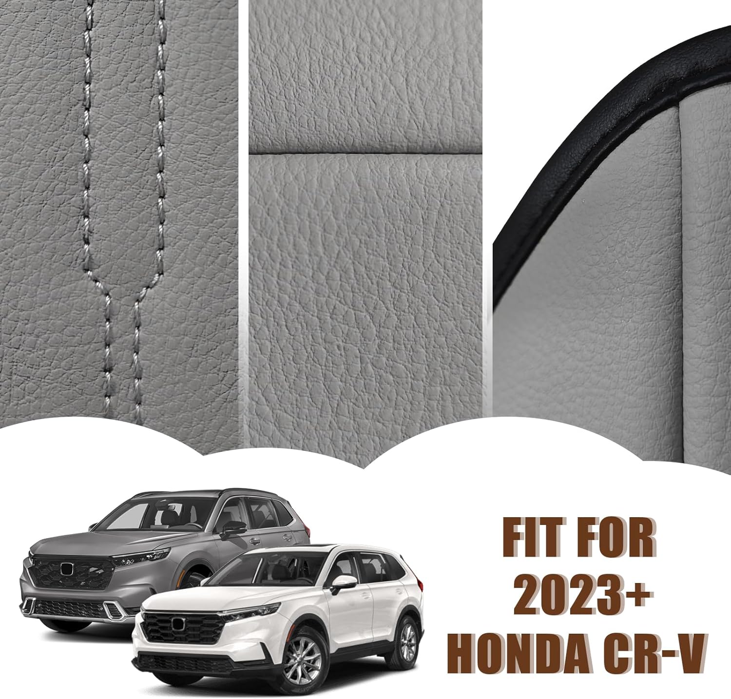 Funda de consola central compatible con Honda CR-V 2023 2024, accesorios CRV Hybrid LX EX EX-L Sport Touring, funda de cojín de cuero vegano extra