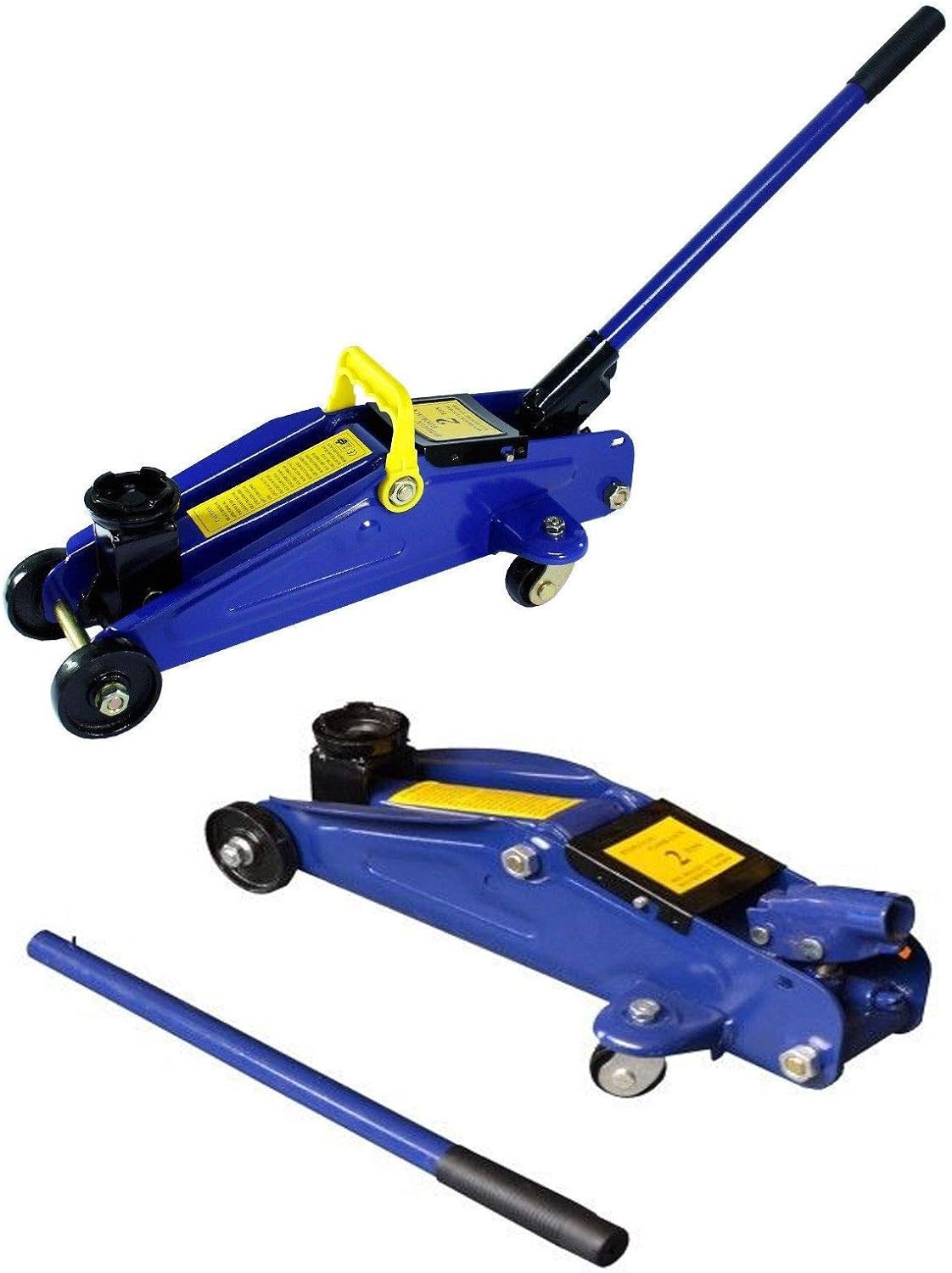 Autofather Gato de carro de 2 toneladas de alta resistencia para coche, camioneta, garaje, taller, gato hidráulico de piso de bajo perfil, elevación