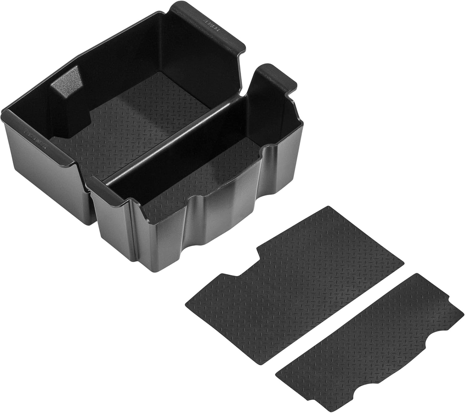 Vehicle OCD Bandeja organizadora de consola central con forros negros para Jeep Wrangler JLJLU (2018-2024) Jeep Gladiator JT Truck (2020-2024),