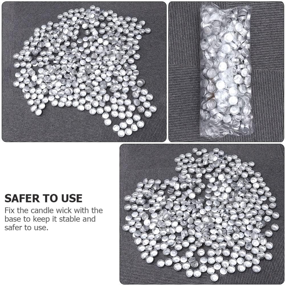 SEWACC 300 piezas de latas de luz de té de aluminio, vasos de cera para velas, caja vacía, lata de té de metal, recipiente para hacer velas