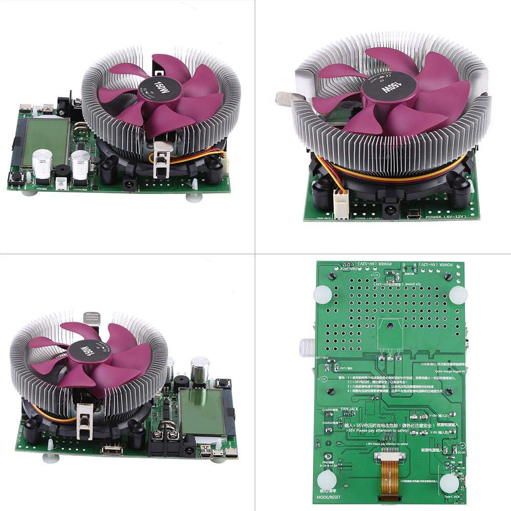 Probador de batería USB ajustable de corriente constante de carga electrónica módulo de probador de capacidad de batería 150W 200V 20A Probador de
