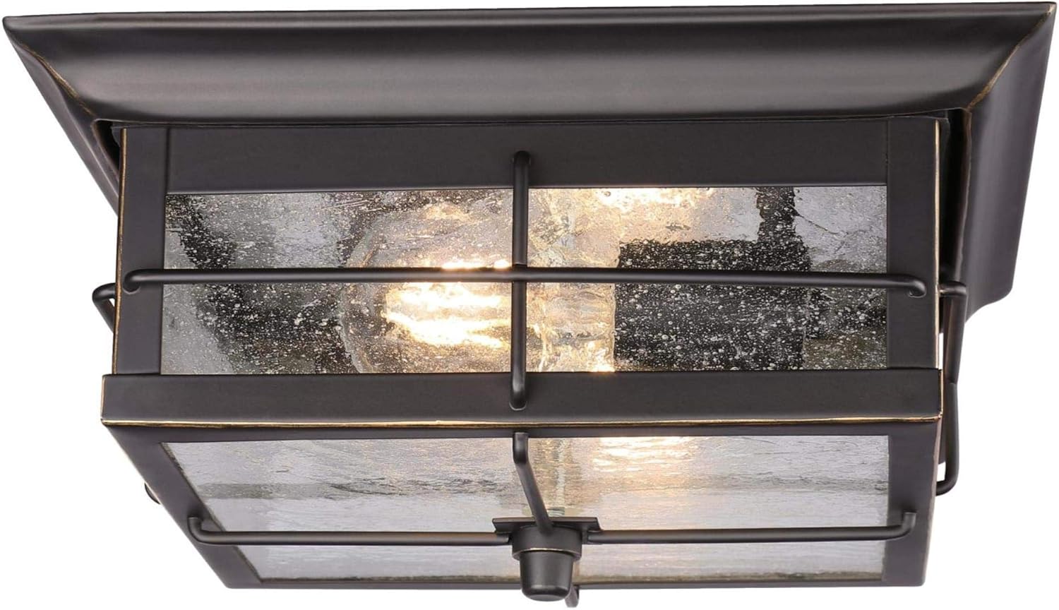 Westinghouse Lighting 6204800 Orwell – Lámpara de 2 luces y montaje empotrado para exteriores