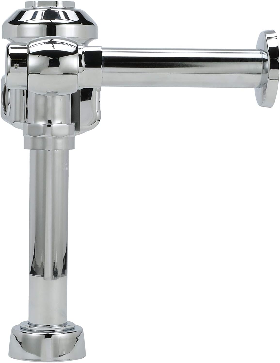 Zurn ZER6000AV-WS1-CPM AquaVantage AV ZER Válvula de descarga de diafragma con sensor expuesto 1.6 GPF y cubierta metálica en cromo