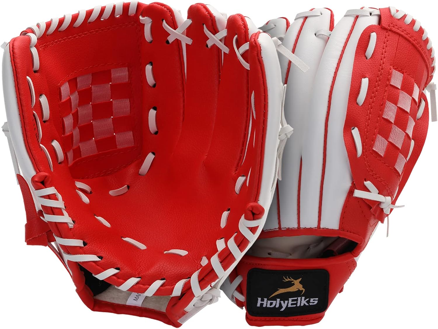 Guante de béisbol, guante de béisbol y sóftbol, diseño ergonómico, guante de béisbol cómodo y duradero para niños, jóvenes y principiantes