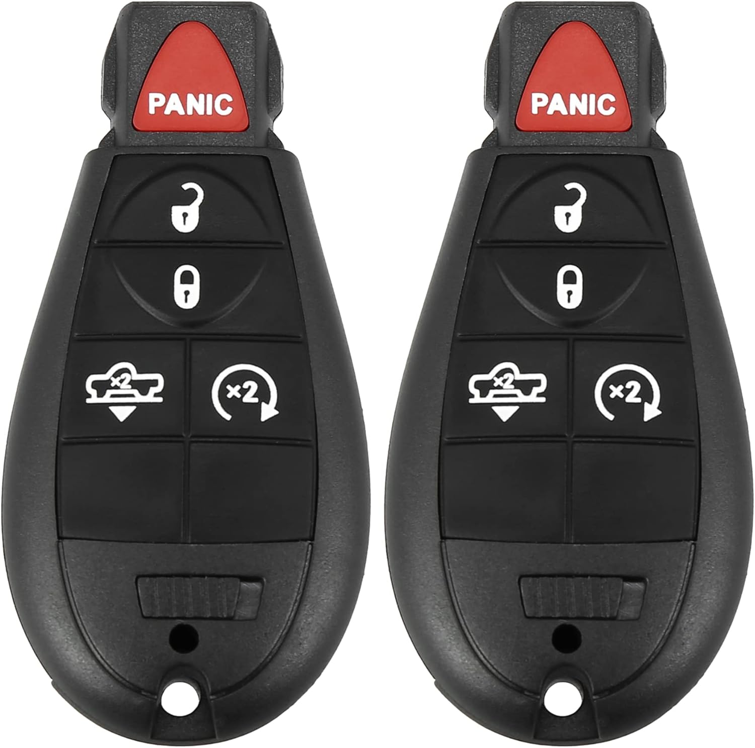 X AUTOHAUX 2 piezas GQ4-53T 433Mhz reemplazo de proximidad inteligente sin llave remoto de entrada remoto para Dodge para Ram 1500 2500 3500