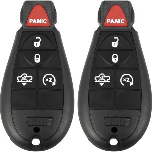 X AUTOHAUX 2 piezas GQ4-53T 433Mhz reemplazo de proximidad inteligente sin llave remoto de entrada remoto para Dodge para Ram 1500 2500 3500 X AUTOHAUX 2 piezas GQ4-53T 433Mhz reemplazo de proximidad inteligente sin llave remoto de entrada remoto para Dodge para Ram 1500 2500 3500