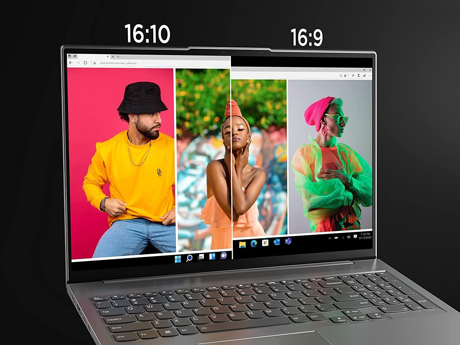 Lenovo Laptop IdeaPad Slim 5 2023, AMD Ryzen 7 7000 Series 7730U, 16 GB de RAM, SSD PCIe de 2 TB, pantalla táctil de 16.0 pulgadas (1920 x 1080),