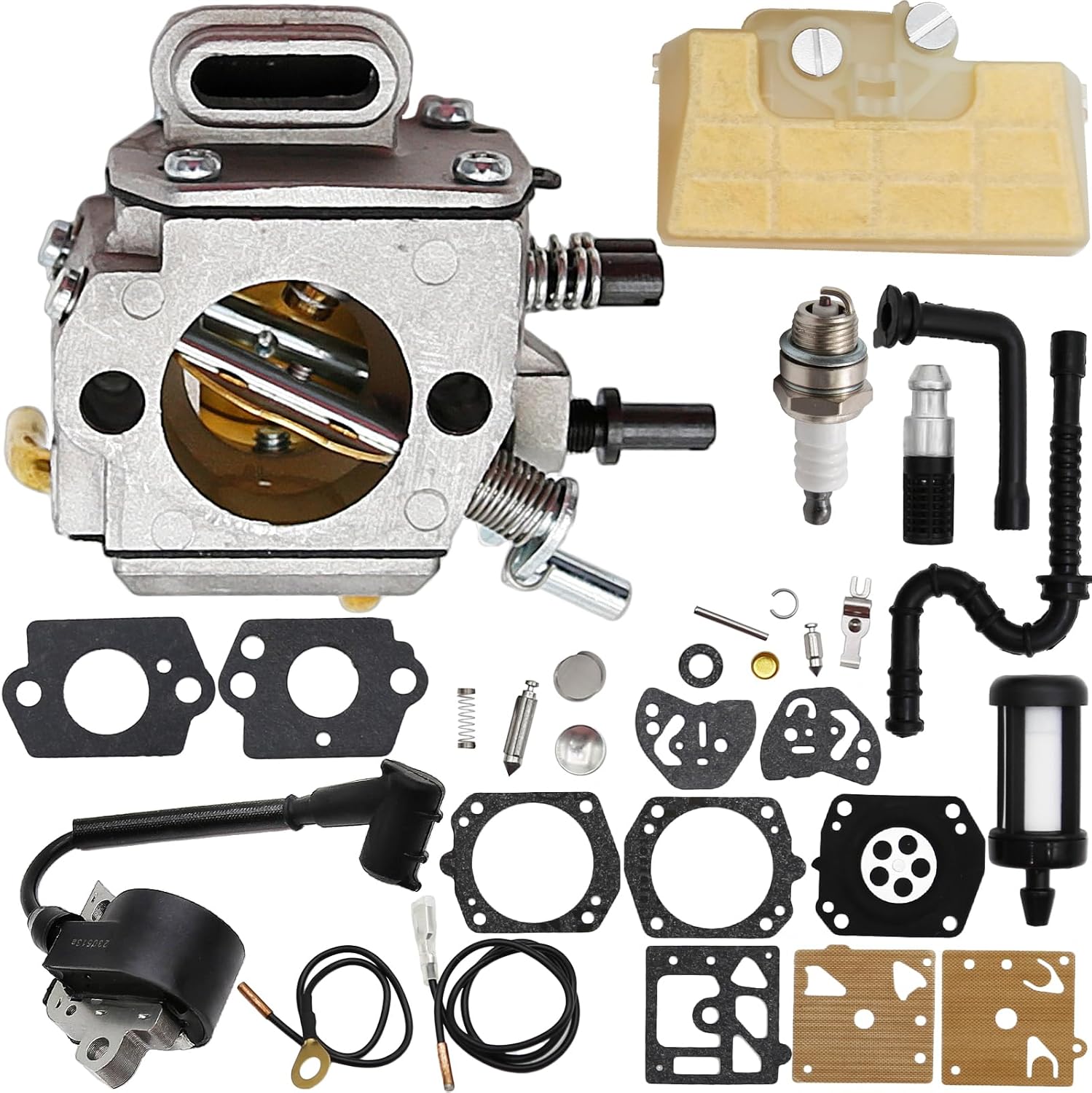 Kit de carburador MS390 de repuesto para motosierra Stihl MS290 029 039 MS310 Reemplazar 1128 120 0625 con bobina de encendido