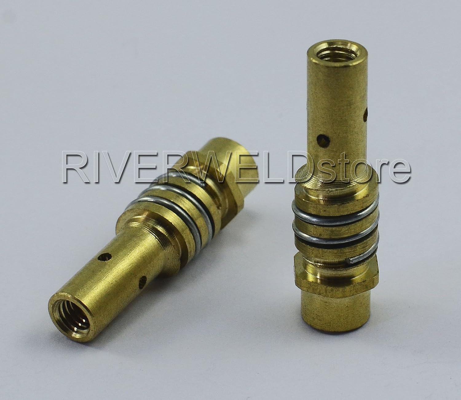 RIVERWELD Difusor de punta de contacto 002.0078 Fit 15AK MB15 MIG MAG Co2 soplete de soldadura 5pk