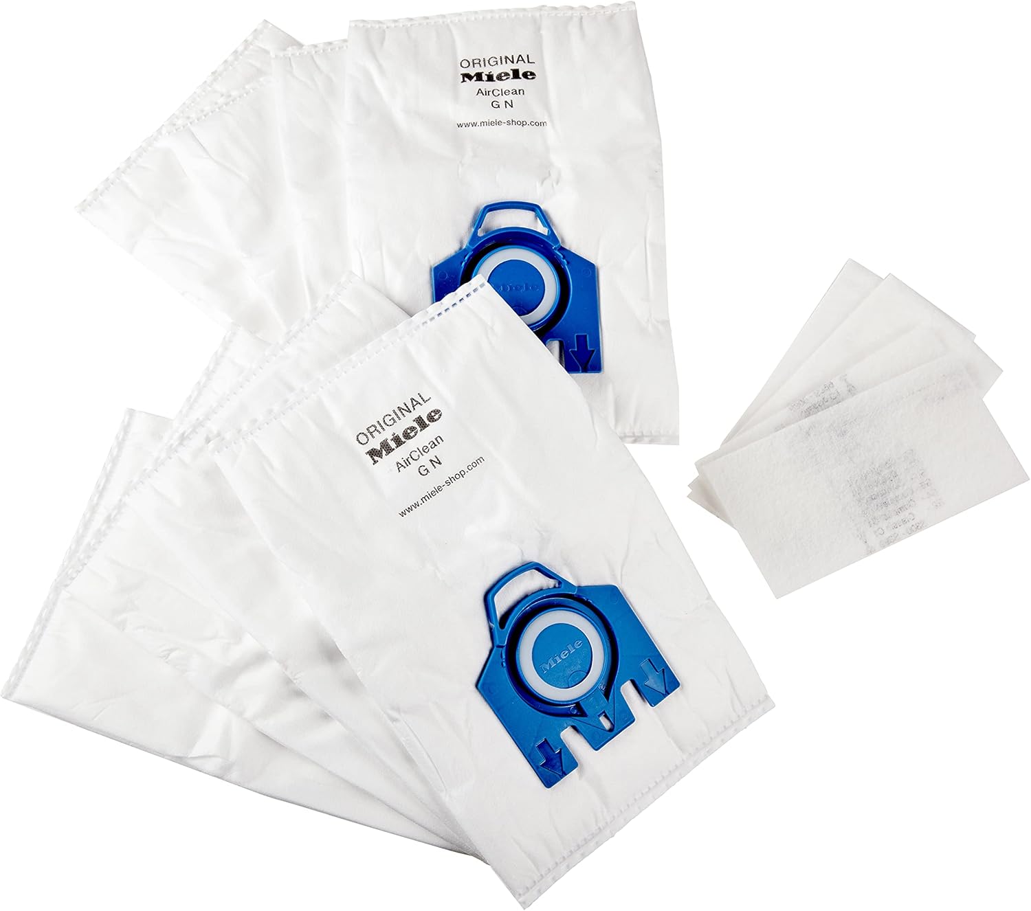 Bolsa para aspiradora Miele AirClean 3D GN, pack XL, para polvo, blanca, 8 unidades